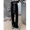 EMMIOL High Waist Striped Jogger Pants