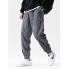 EMMIOL Pantalones joggers cortos de pana para hombre