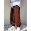 EMMIOL Pantalón jogger de pana para hombre