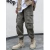 EMMIOL Men's Multi Pocket Cropped Cargo Pants