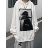 EMMIOL Felpa oversize ragazza scura