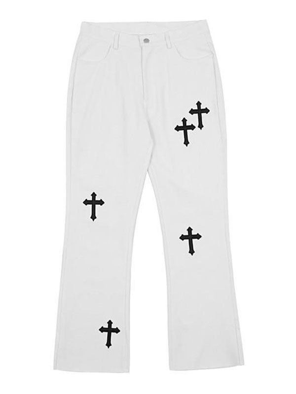 EMMIOL Chrome Hearts Flare-Jeans für Herren