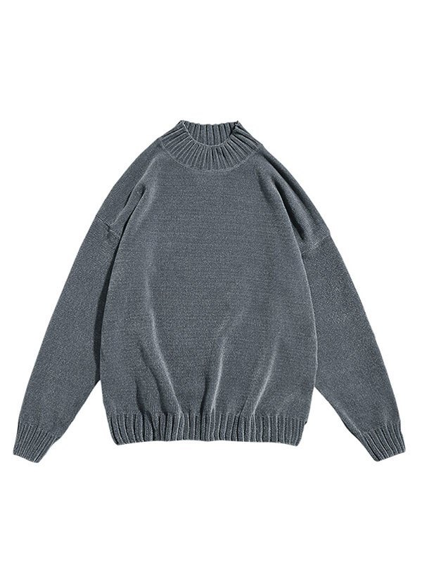 EMMIOL Herren Chenille Pullover Strickpullover
