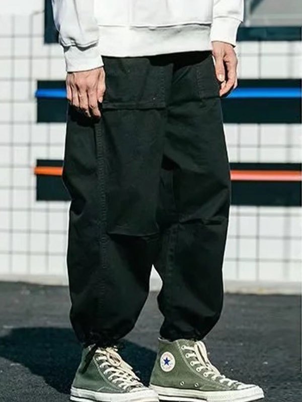 EMMIOL Men's Cropped Pocket Cargo Pants