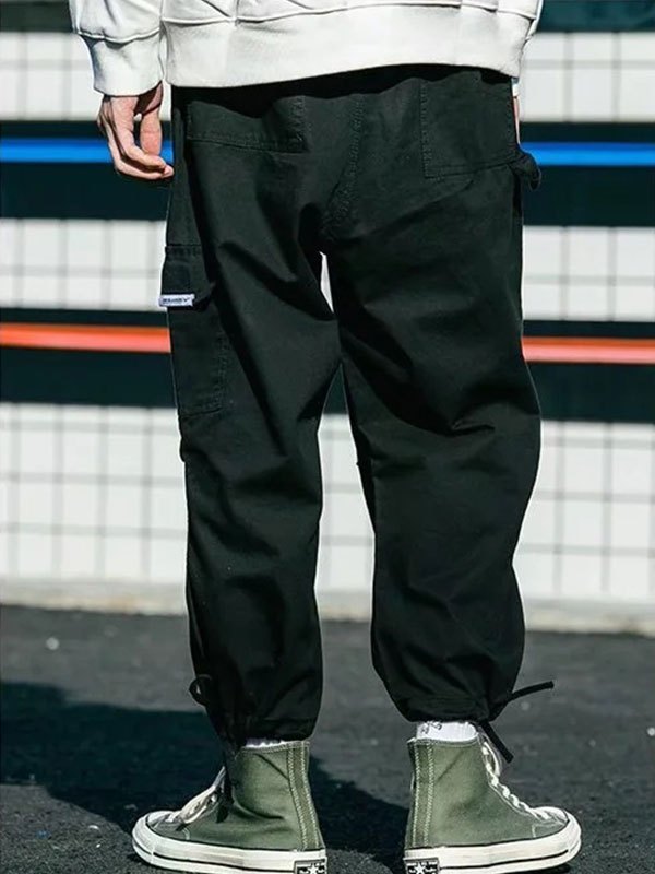 EMMIOL Men's Cropped Pocket Cargo Pants