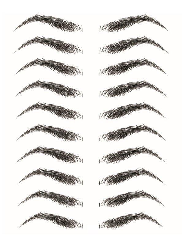 EMMIOL 1sheet 6D Black Eyebrow Tattoo Sticker