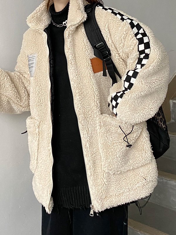 EMMIOL Patchwork Checkered Oversized Duffle