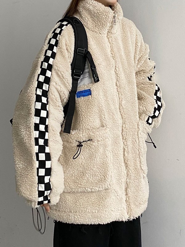 EMMIOL Patchwork Checkered Oversized Duffle