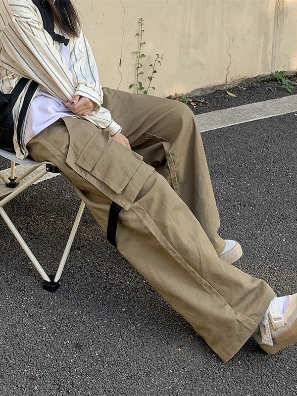 EMMIOL Cargohose mit aufgesetzten Riementaschen