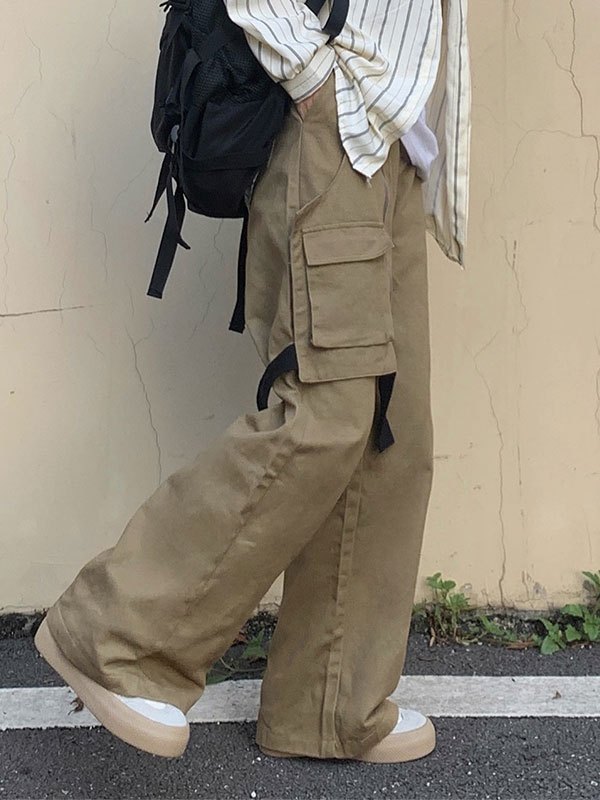 EMMIOL Cargohose mit aufgesetzten Riementaschen