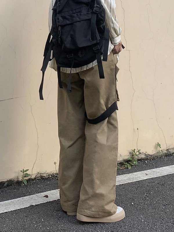 EMMIOL Cargohose mit aufgesetzten Riementaschen
