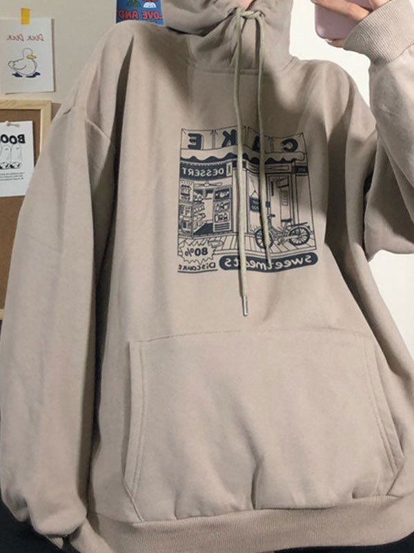 weiße oversize pullover