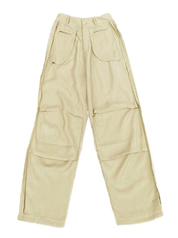 EMMIOL Pantalones de pierna recta con bolsillo del revés