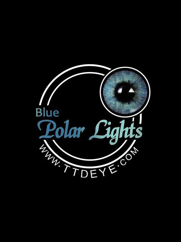 EMMIOL TTDeye Polar Lights Blue Colored Contact Lenses 0.00 / Plano