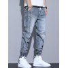 EMMIOL Jeans joggers lavados para hombre