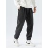EMMIOL Jeans jogger con detalle de costuras para hombre