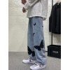 EMMIOL Men's Butterfly Print Straight Leg Jeans