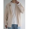 EMMIOL Camicia da uomo in velluto a coste abbottonata