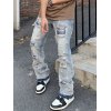 EMMIOL Jeans im Used-Look mit ausgestelltem Bein für Herren