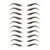 EMMIOL 1sheet 6D Black Eyebrow Tattoo Sticker