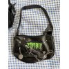 EMMIOL Y2k Black Letter Embroidery Shoulder Bags