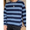 EMMIOL Men's Long Sleeve Striped Tee