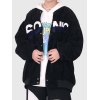 EMMIOL Corduroy Toweling Embroidered Varsity Jacket