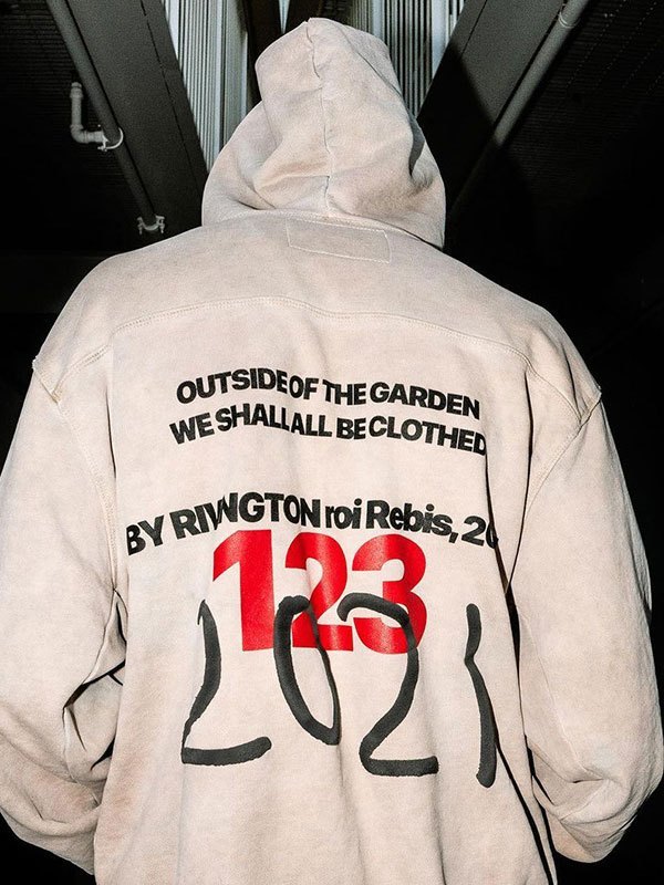 EMMIOL Men's Outside Garden Logo Print Hoodie