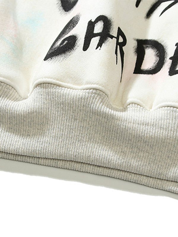 EMMIOL Men's Outside Garden Logo Print Hoodie