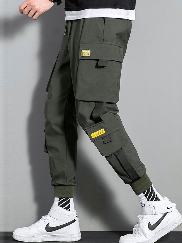 ★E.B.M★ Out Pocket Cargo Pants EMP5WPT020 Emmiol Free shipping 2025 Men's Multi Pocket Cargo Pants