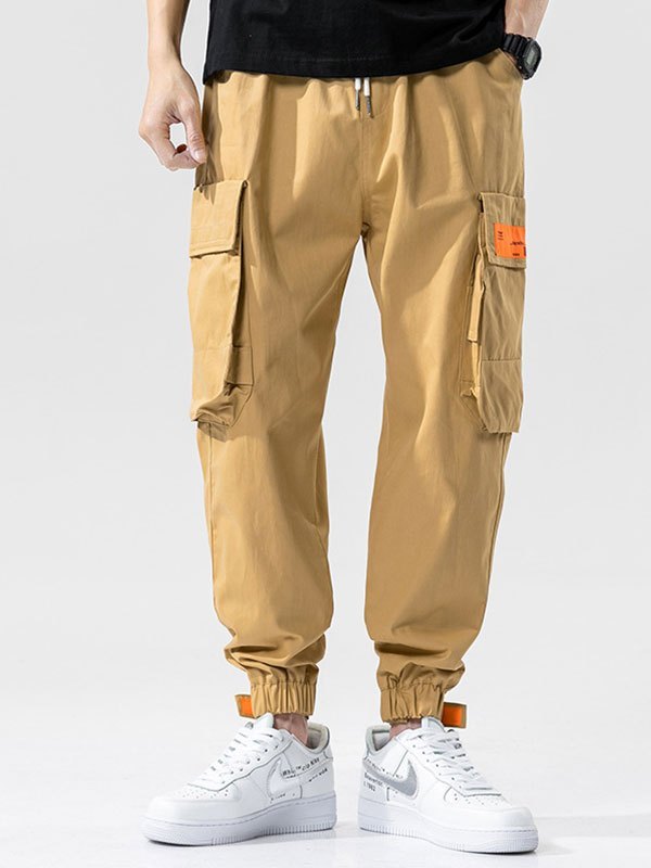 EMMIOL Kurze Cargohose aus Baumwolle mit Taschen für Herren