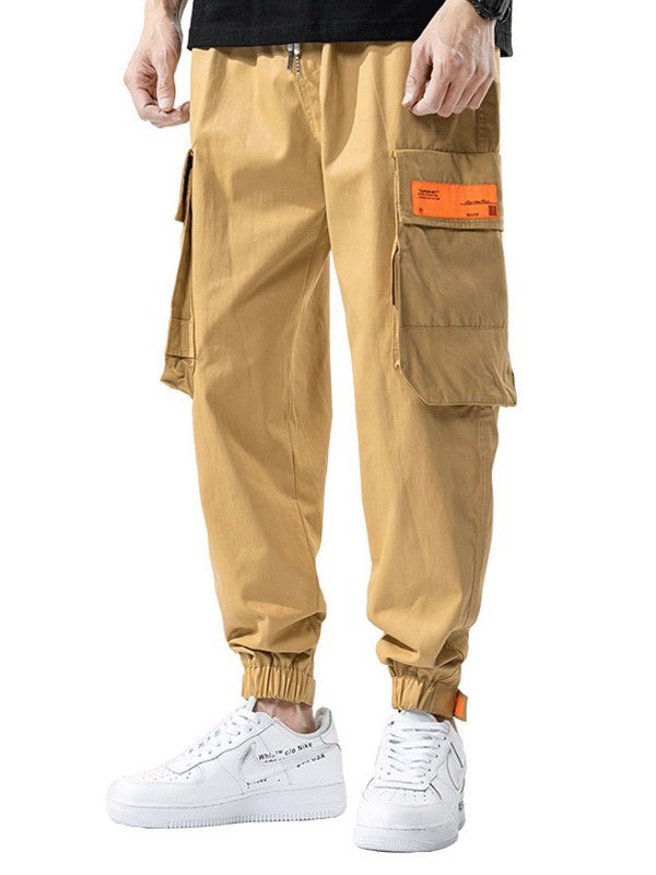 EMMIOL Kurze Cargohose aus Baumwolle mit Taschen für Herren
