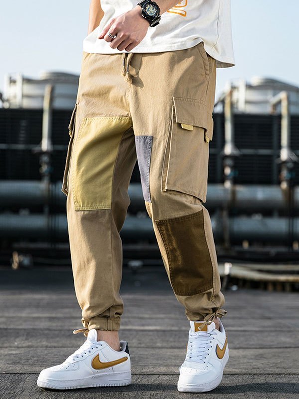 EMMIOL Men's Patchwork Cargo Pants