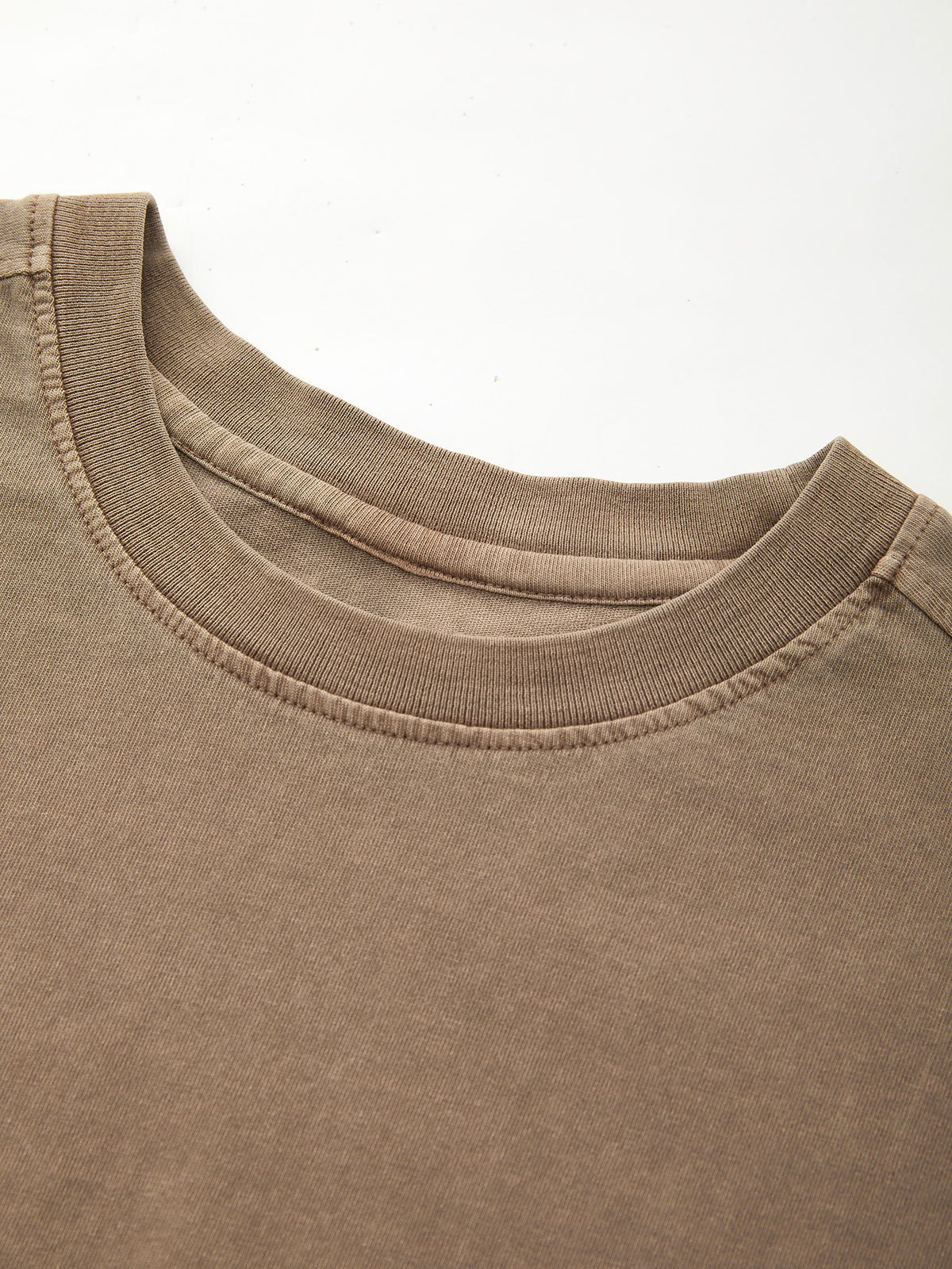 EMMIOL Unisex Washed Oversized Split Hem Couple Tee