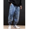 EMMIOL Batik-Jogger-Jeans für Herren