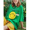 EMMIOL Smiling Face Graphic Couple Tee