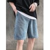 EMMIOL Men's Washed Denim Shorts