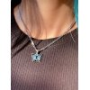 EMMIOL Blue Flame Butterfly Necklace
