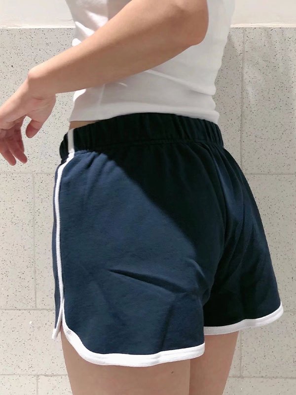 EMMIOL Shorts con delfines bordados de Hawaii