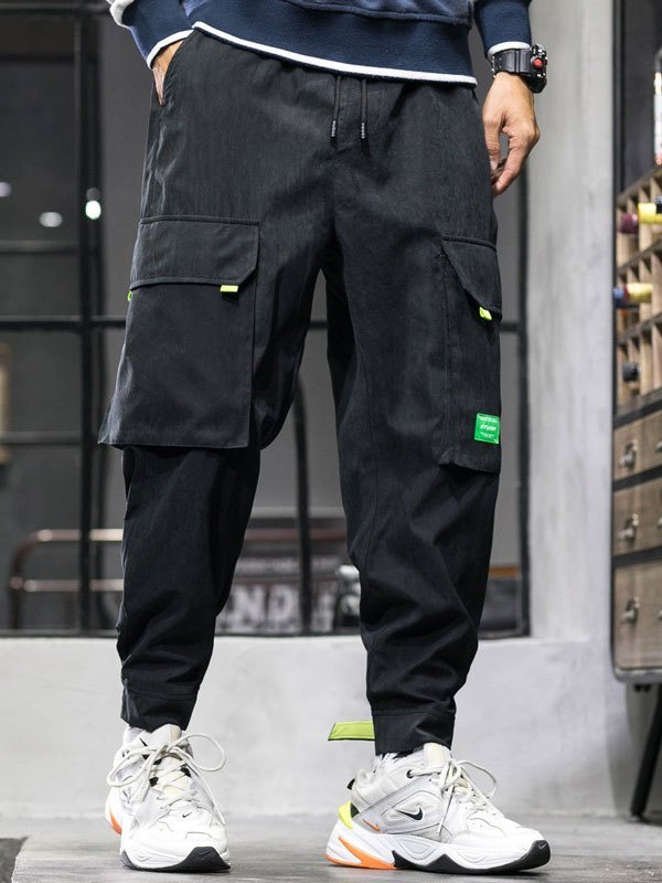 EMMIOL Men's Pocket Patched Cargo Pants