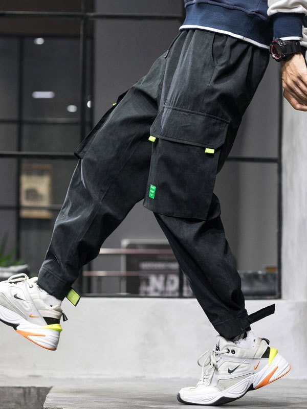 EMMIOL Men's Pocket Patched Cargo Pants