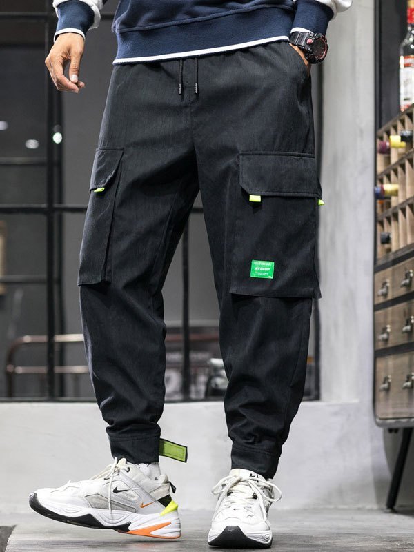 EMMIOL Men's Pocket Patched Cargo Pants