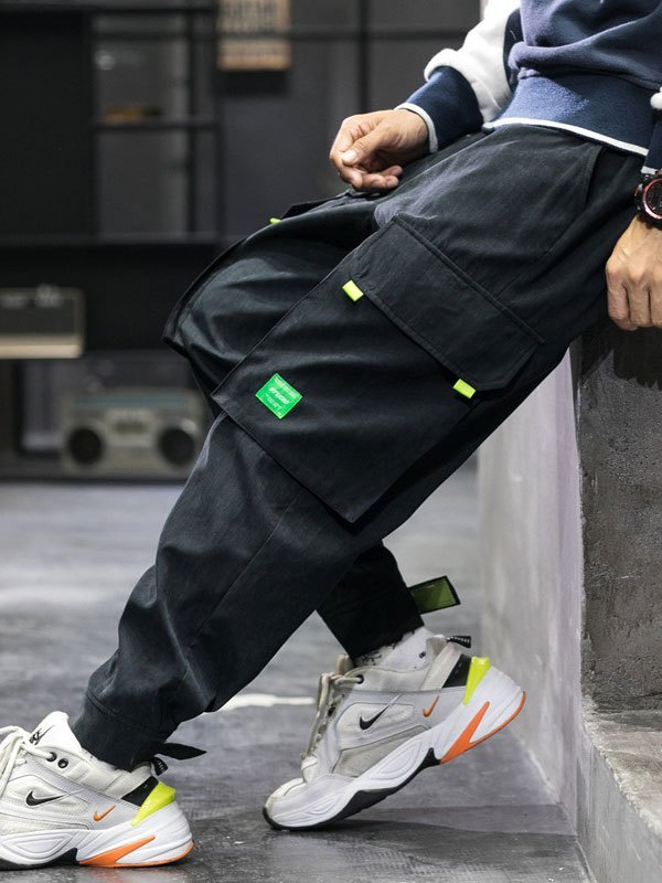 EMMIOL Men's Pocket Patched Cargo Pants