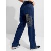 EMMIOL Dragon Embroidery Boyfriend Jeans