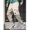 EMMIOL Pantalones cargo de hombre con bolsillos remendados