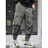 EMMIOL Pantalones cargo de hombre con bolsillos remendados