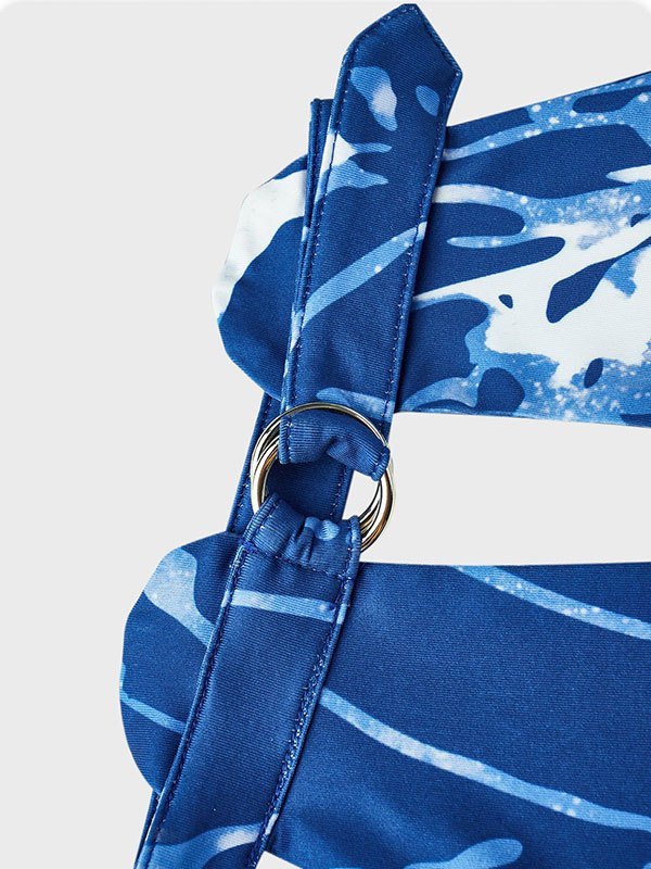 EMMIOL Abiti astratti vintage a fessura