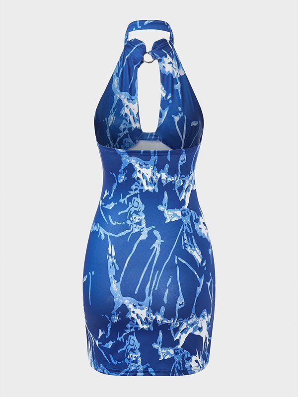 EMMIOL Abiti astratti vintage a fessura