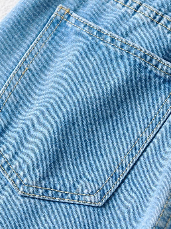 EMMIOL Blue Washed Classic Boyfriend Jeans
