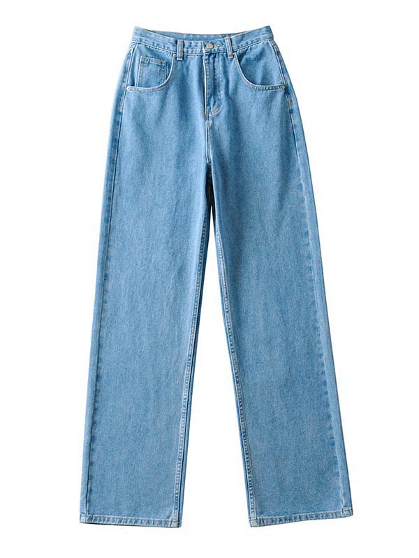 EMMIOL Blue Washed Classic Boyfriend Jeans
